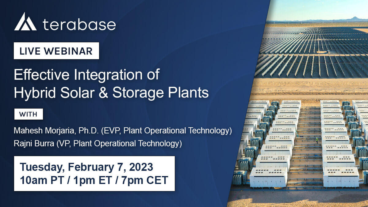 Webinar Recording: Effective Integration of Hybrid Solar & Storage Plants