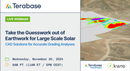 Webinar Recording: Take the Guesswork out of Earthwork in PlantPredict – CAD Solutions for Accurate Grading Analyses